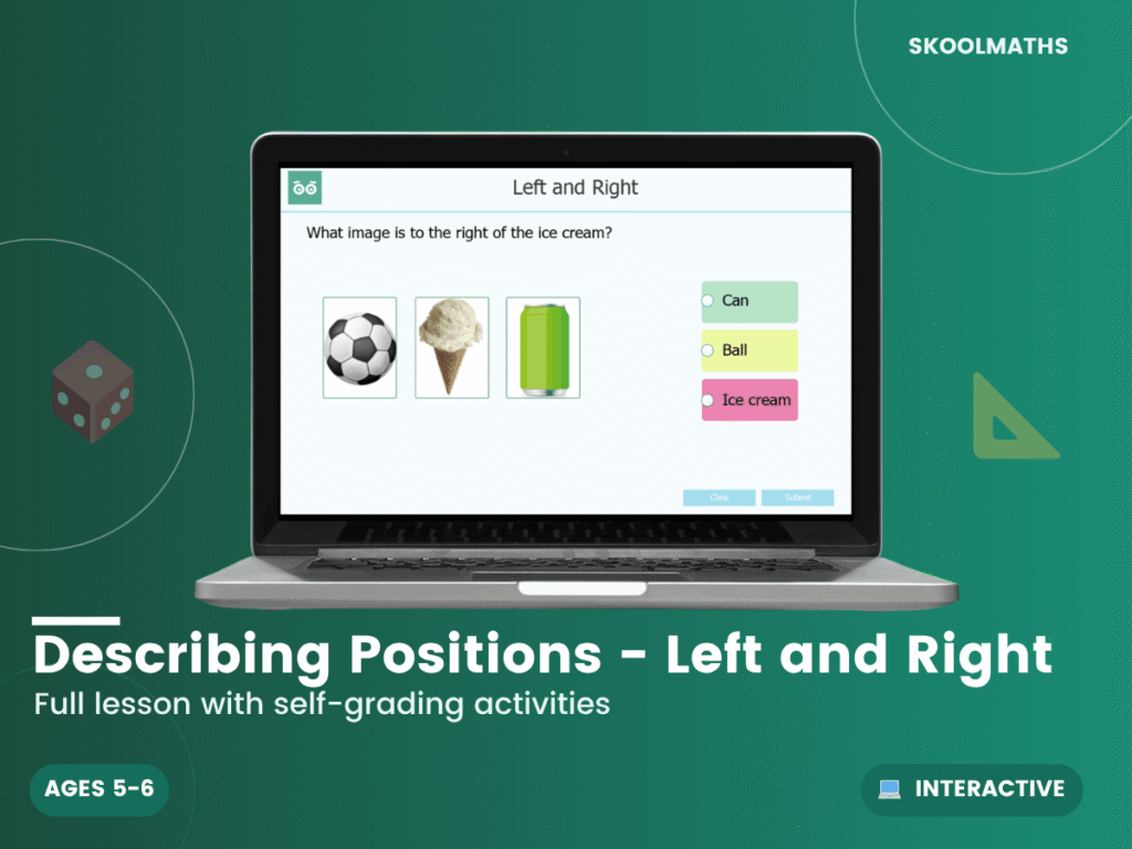 Describing Positions – Left and Right