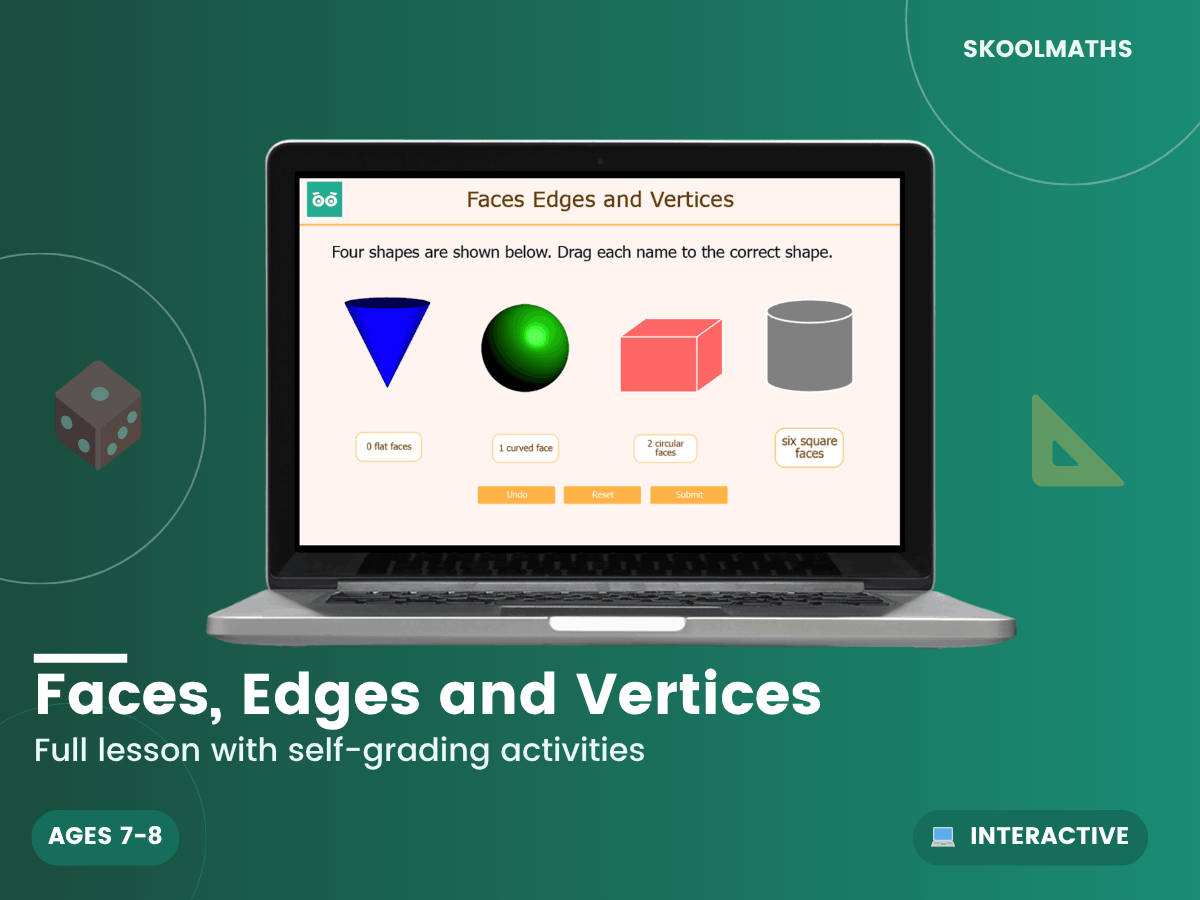 Faces, Edges And Vertices — Interactive Lesson (Ages 7–8) – Maths ...
