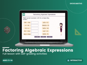 Factorising Algebraic Expressions