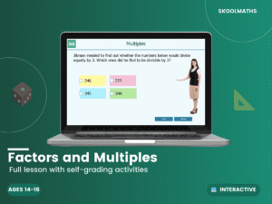 Factors and Multiples Digital learning