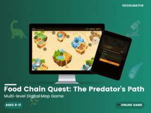 Food Chain Quest: The Predator's Path | Digital Map Game