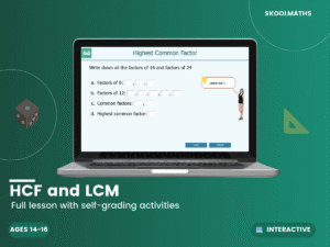 HCF and LCM​