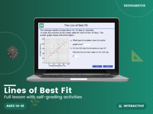 Line of Best Fit Worksheet & Graphing Activities | GCSE Maths Scatter Graphs Year 10