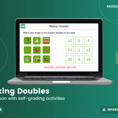 Making Doubles — Interactive Lesson (Ages 3–5)