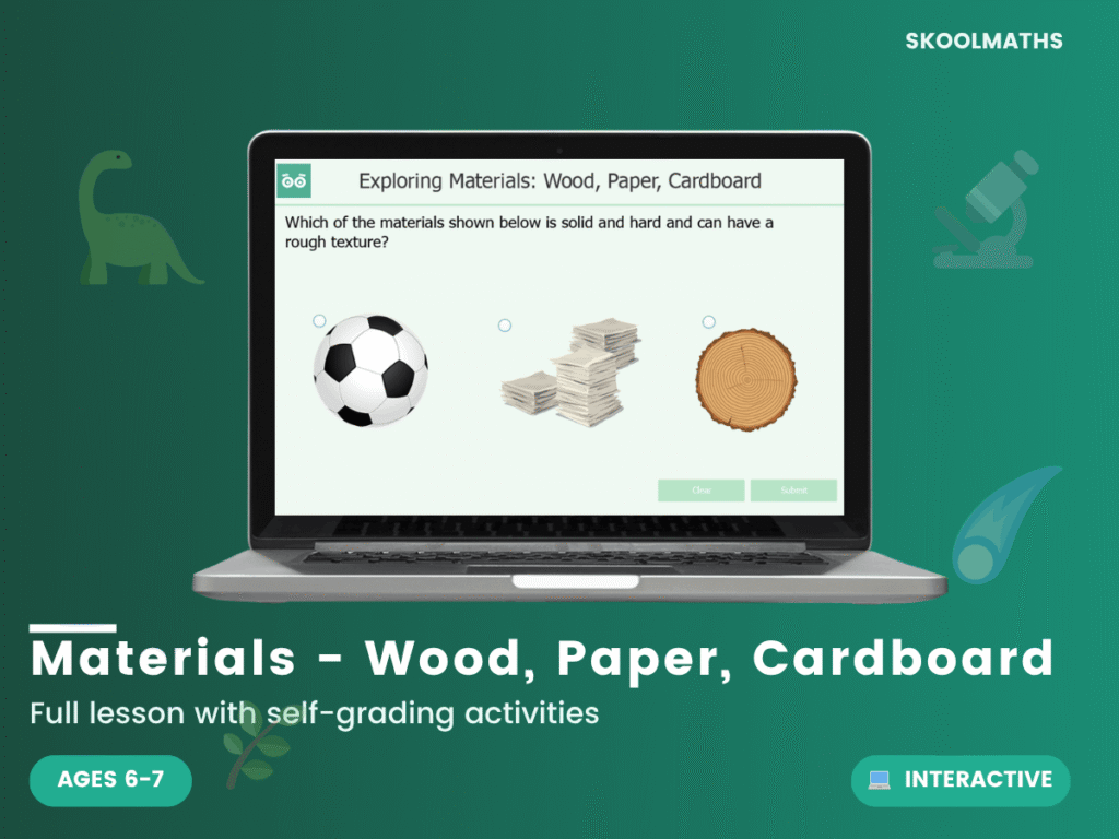 Materials – Wood, Paper, Cardboard