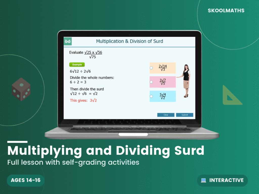 Multiplying and Dividing Surd