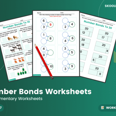 Number Bonds — Worksheets and Activities Packet (Ages 5–6)