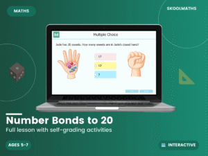 Number Bonds to 20 Digital Activities