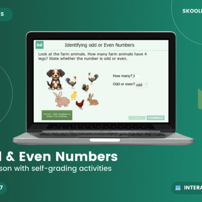 Odd And Even Numbers — Interactive Lesson (Ages 6–7)