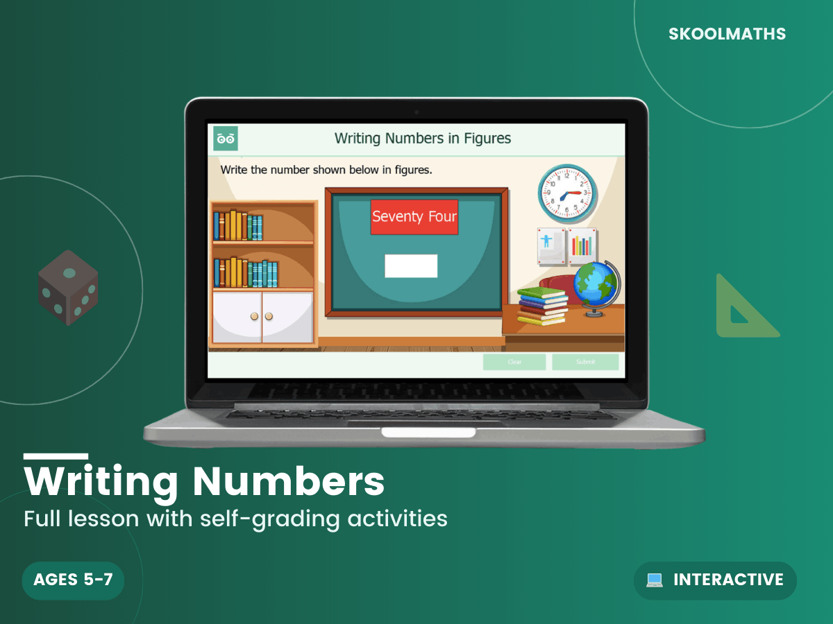 Number Less0on Writing Numbers β Interactive Lesson (Ages 6β7) β Maths, Science ...