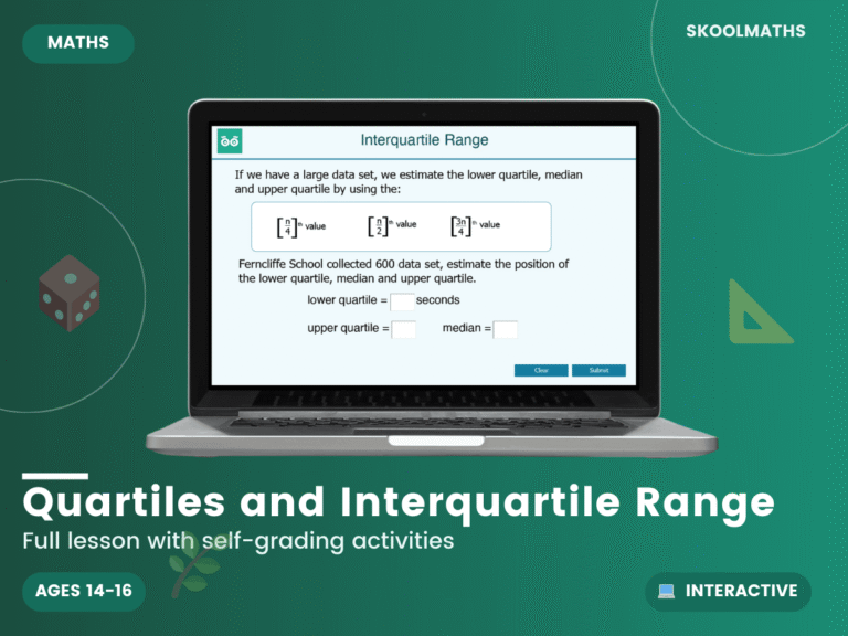 Quartiles And Interquartile Range — Worksheet (Ages 14–16) – Maths ...