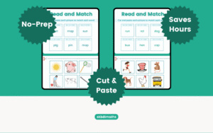 CVC Word Read & Match Activity