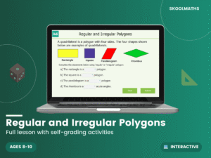 Regular and Irregular Polygons: KS2 Maths Interactive Geometry Lesson & Shape Activities