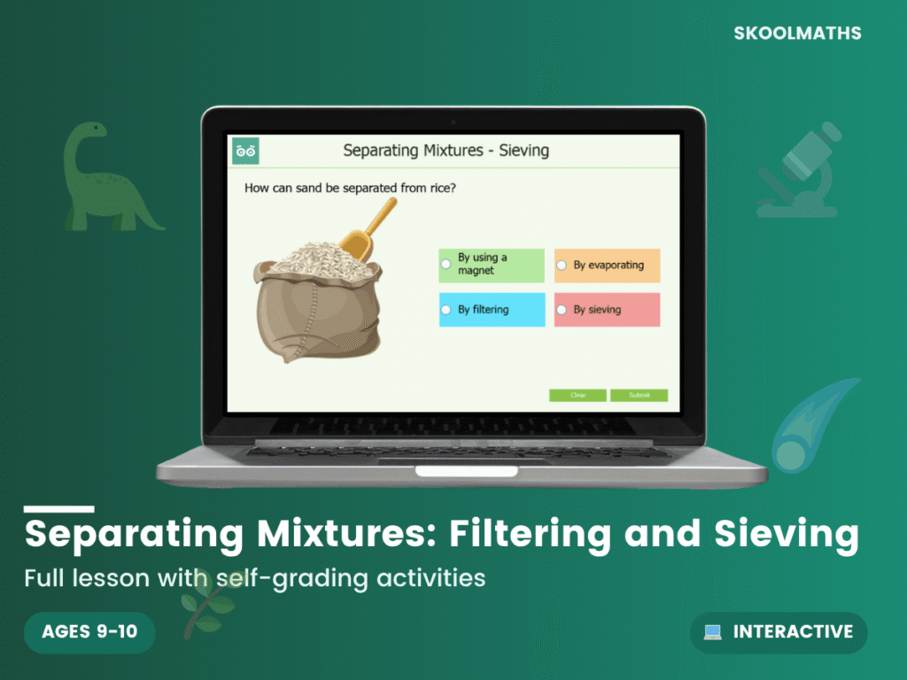 Mixtures – Filtering and Sieving