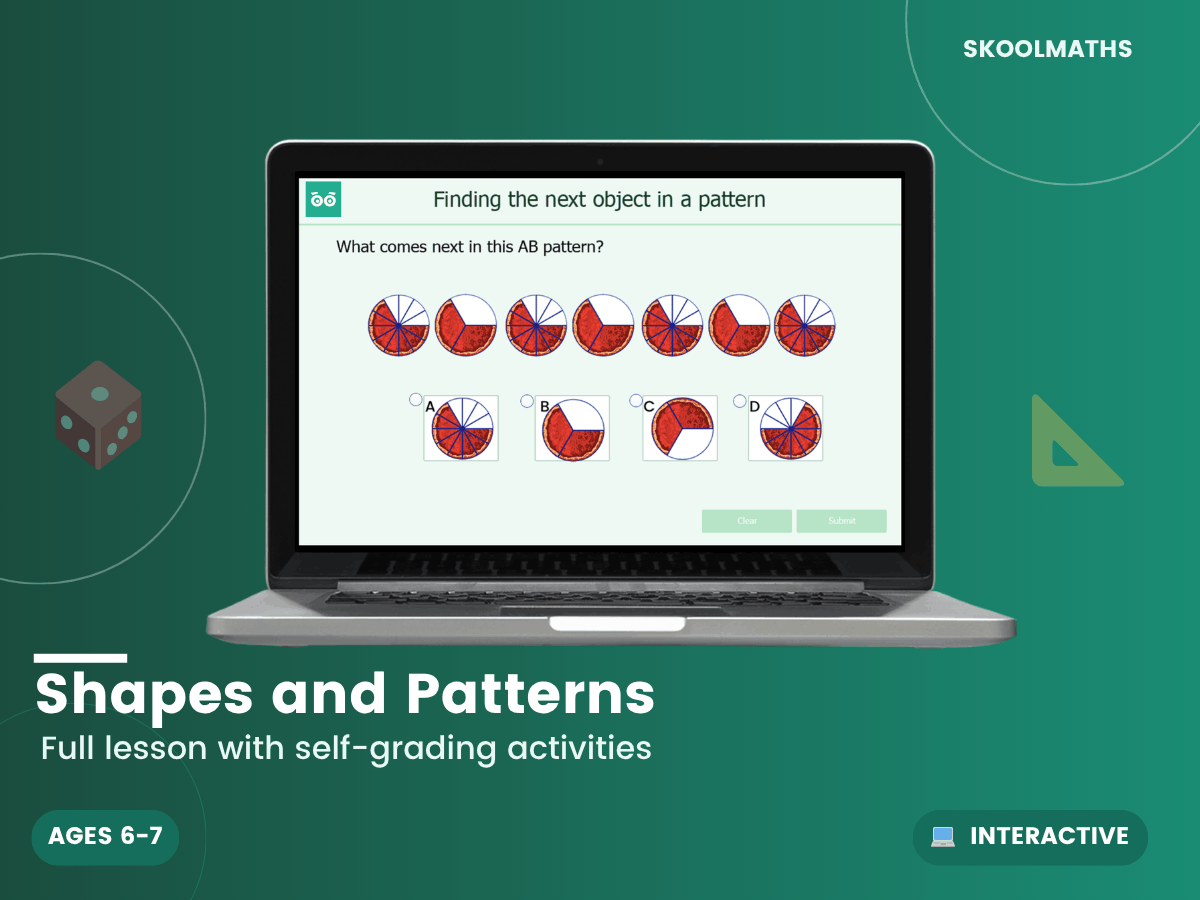 Shapes And Patterns: Maths Geometry & Pattern — Interactive Lesson ...