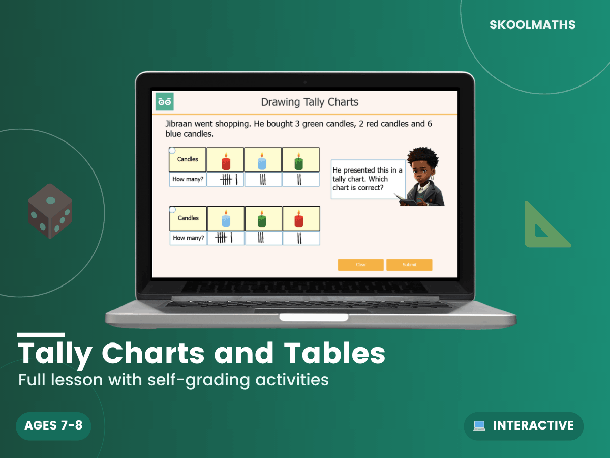 Tally Charts Printable Worksheets: Year 3 Maths KS2 Statistics ...