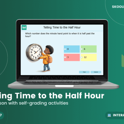 Telling The Time — Interactive Lesson (Ages 6–7)