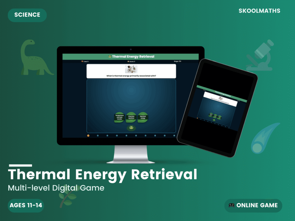 Thermal Energy & Heat Transfer Exit Ticket Assessment