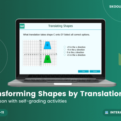 Transforming Shapes By Translations: Maths Geometry — Interactive Lesson (Ages 9–11)