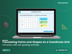 Translating Points and Shapes on a Coordinate Grid: Year 4 Maths Interactive Lesson