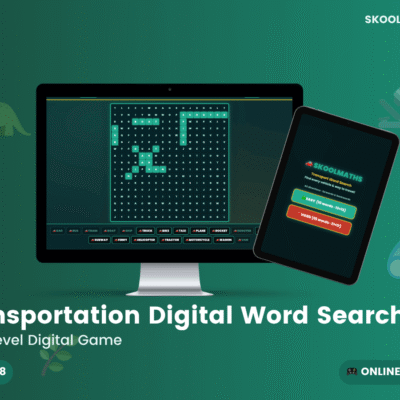 Transportation Word Search — Activities (Ages 5–7)