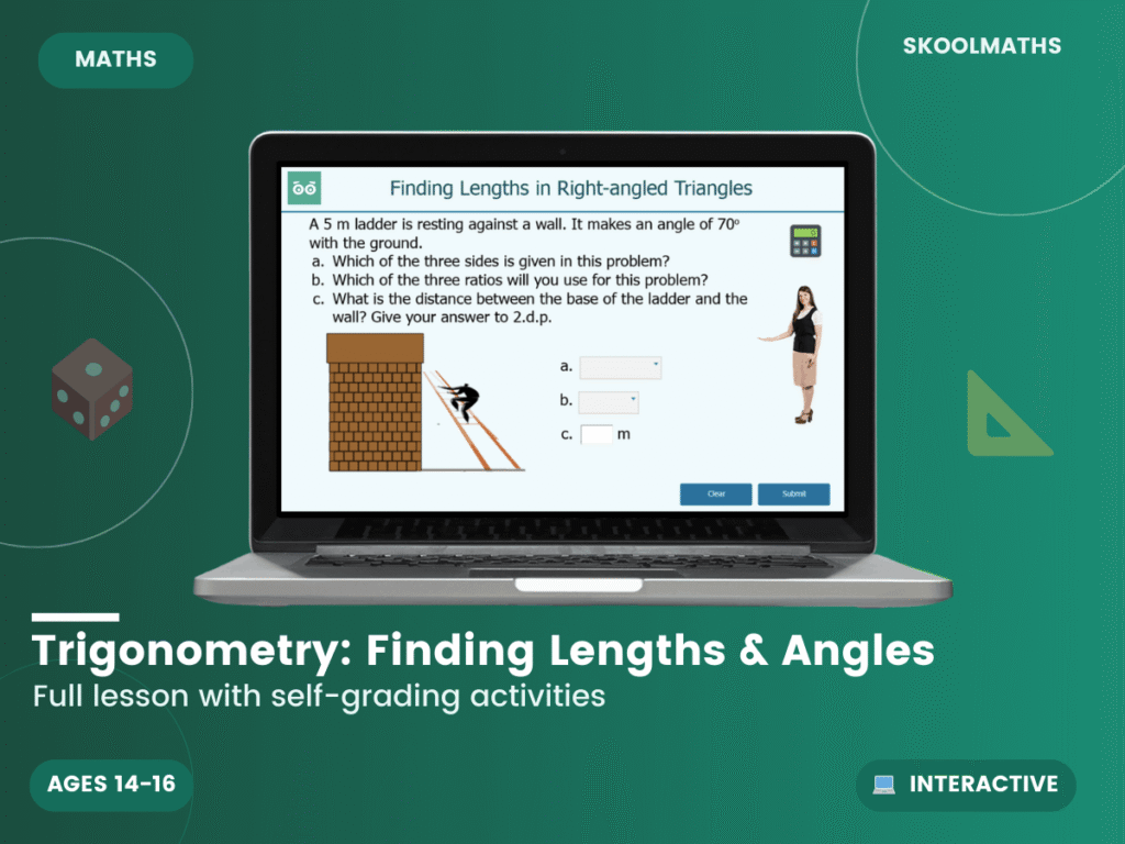 Trigonometry-Finding Lengths and Angles