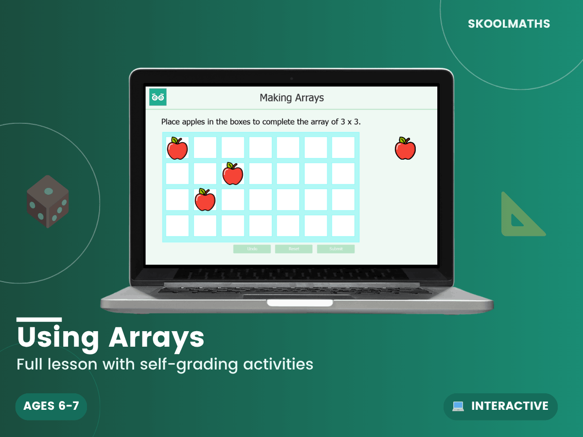 Using Arrays โ Interactive Lesson (Ages 6โ7) โ Maths, Science & English ...