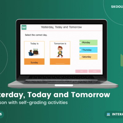 Yesterday, Today, Tomorrow — Interactive Lesson (Ages 3–5)