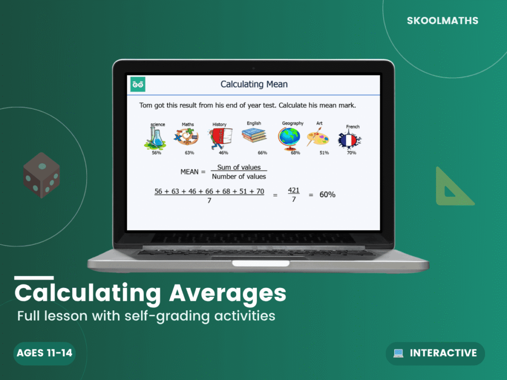 Calculating Averages: Mean, Median, Mode and Range