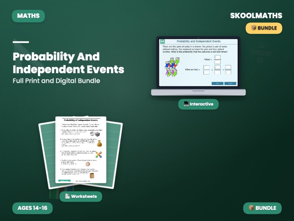 Probability And Independent Events — Interactive Lesson (Ages 14–16)