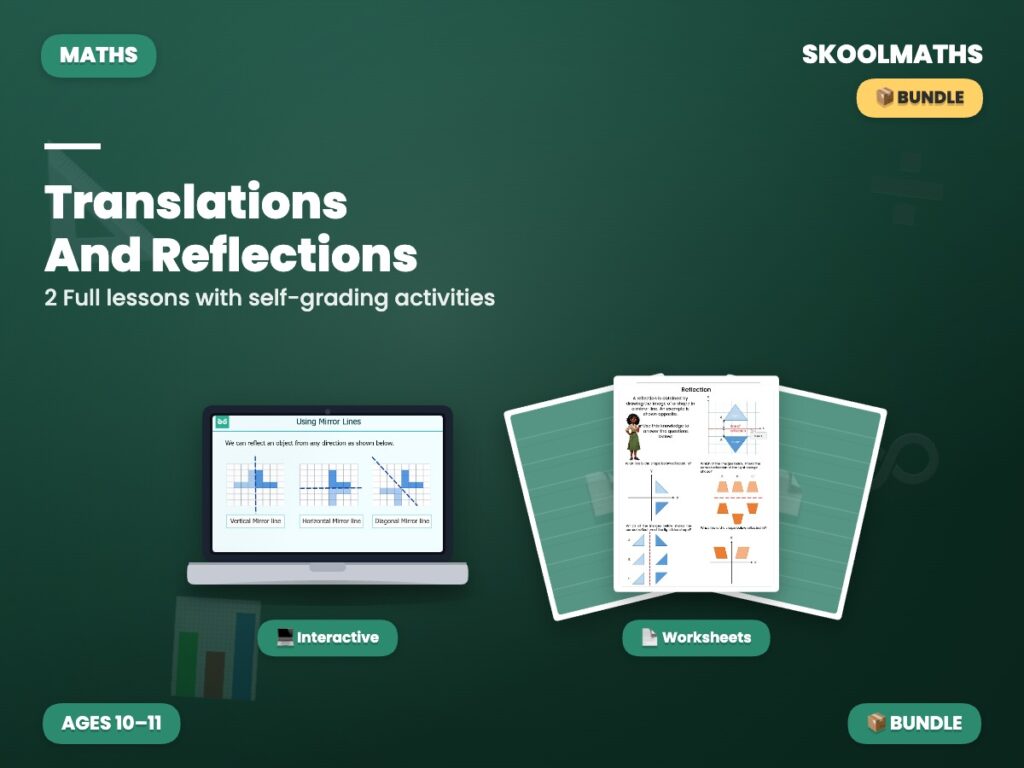 Translations And Reflections — Interactive Lesson (Ages 10–11)