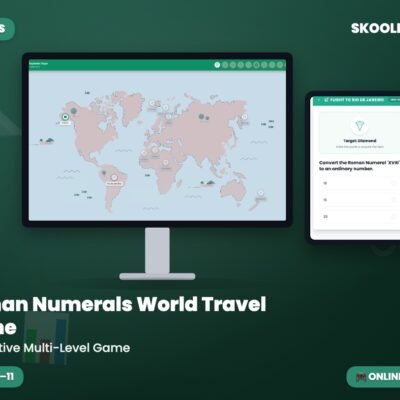 Roman Numerals World Travel Game: Maths Game — Activities (Year 4–6)