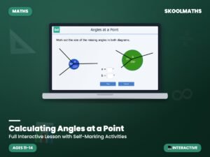 Calculating Angles At A Point — Interactive Lesson (Ages 11–14)