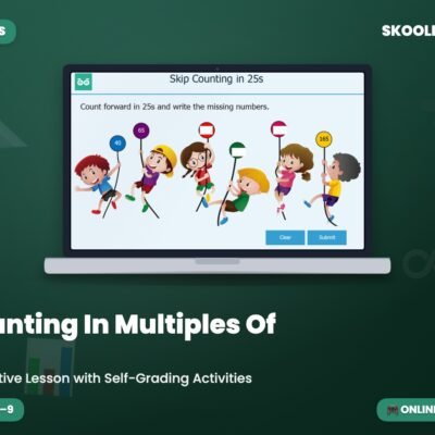 Counting In Multiples Of 25 — Interactive Lesson (Ages 8–9)