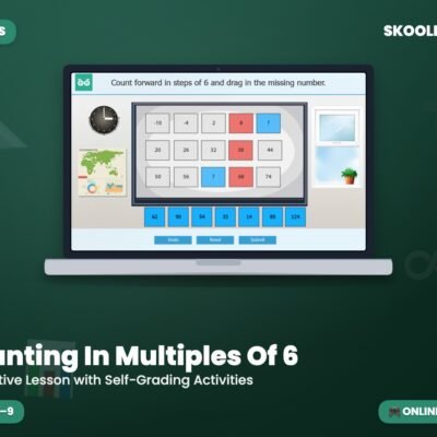 Counting In Multiples Of 6 — Interactive Lesson (Ages 8–9)