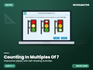 Counting In Multiples Of 7 — Interactive Lesson (Ages 8–9)