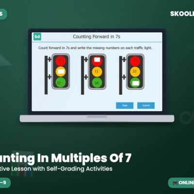 Counting In Multiples Of 7 — Interactive Lesson (Ages 8–9)