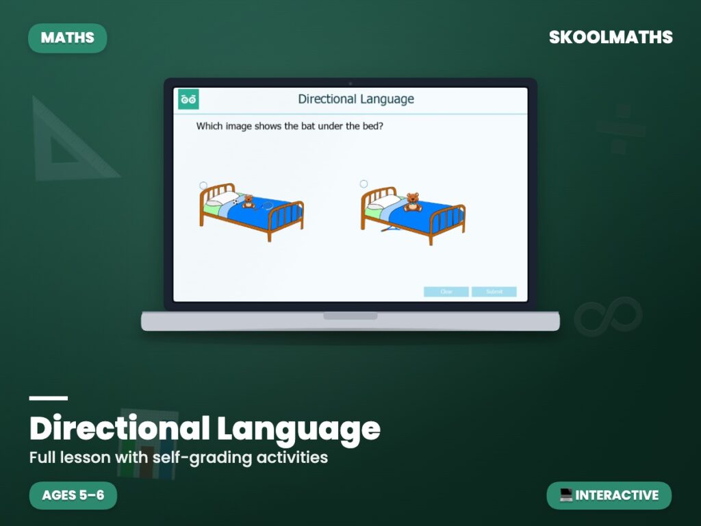 Directional Language — Interactive Lesson (Ages 5–6)