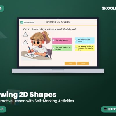 Drawing 2D Shapes — Interactive Lesson (Ages 7–8)