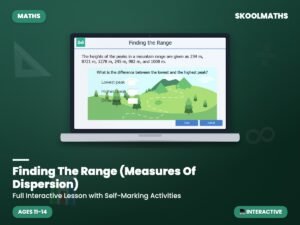 Finding The Range (measures Of Dispersion) — Interactive Lesson (Ages 11–14)
