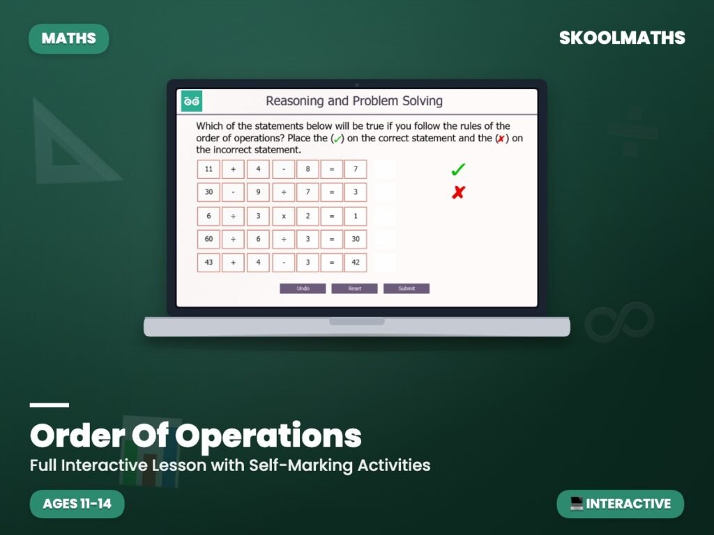 Order Of Operations — Interactive Lesson (Ages 11–13)