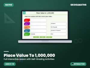 Place Value To 1,000,000 — Interactive Lesson (Ages 9–10)