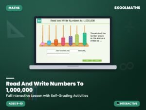 Read And Write Numbers To 1,000,000 — Interactive Lesson & Activities (Ages 9–10)