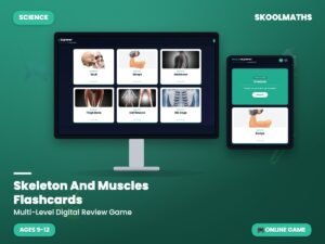 Skeleton And Muscles Flashcards — Review Game — Activities (Ages 9–12)