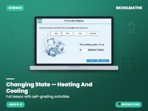 Changing State — Heating And Cooling — Interactive Lesson (Ages 8–9)