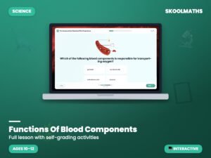 Functions Of Blood Components — Interactive Lesson (Ages 10–12)