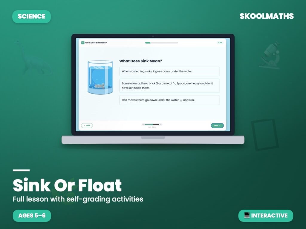 Sink Or Float — Interactive Lesson (Ages 5–6)