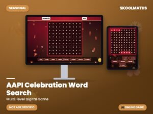 AAPI Celebration Word Search | Digital Activity