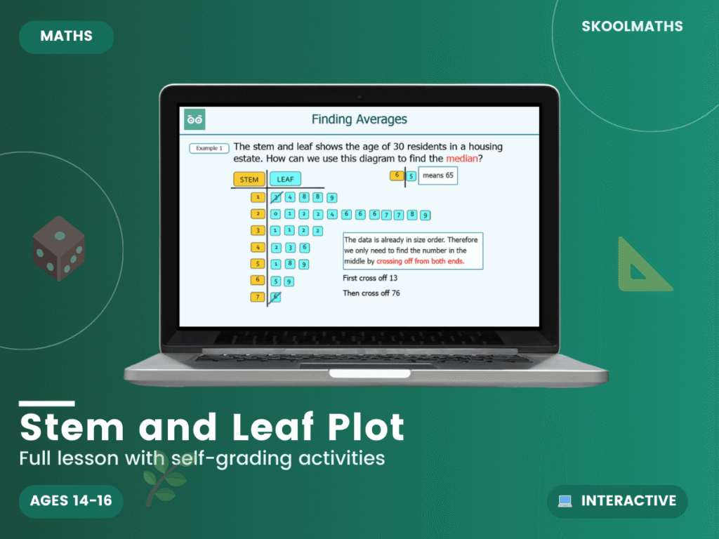 Stem and Leaf Diagrams​
