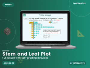 Stem and Leaf Diagrams​